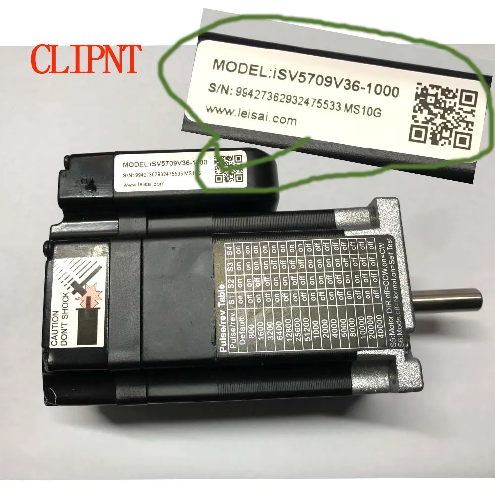 

1pc Large format printer spare parts Human galaxy jhf infiniti Leadshine DC servo motor ISV5709V36-1000 engine