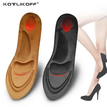 

4D Flock Memory Foam Orthotic Insole Arch Support Orthopedic Keep warm Insoles For Shoes Flat Foot Sole Shoe Orthopedic Pads