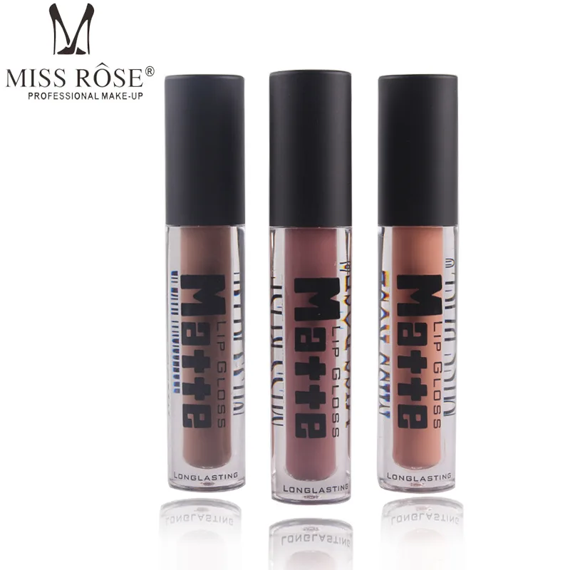 

Makeup 12 Color Matte Lip Gloss Transparent Tube Is Not Easy To Stick Cup Not Easy To Color Waterproof Lip Glaze Lipstick