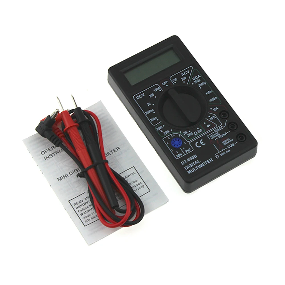 ANENG DT830B мультиметр цифровой мультиметры цифровые тестер напряжения транзисторов