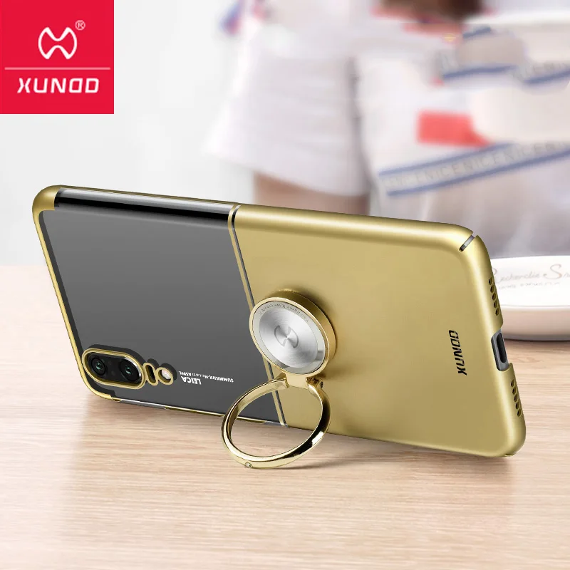 Роскошный зеркальный чехол Xundd для Huawei P20 Pro 2 цвета прозрачная задняя крышка из