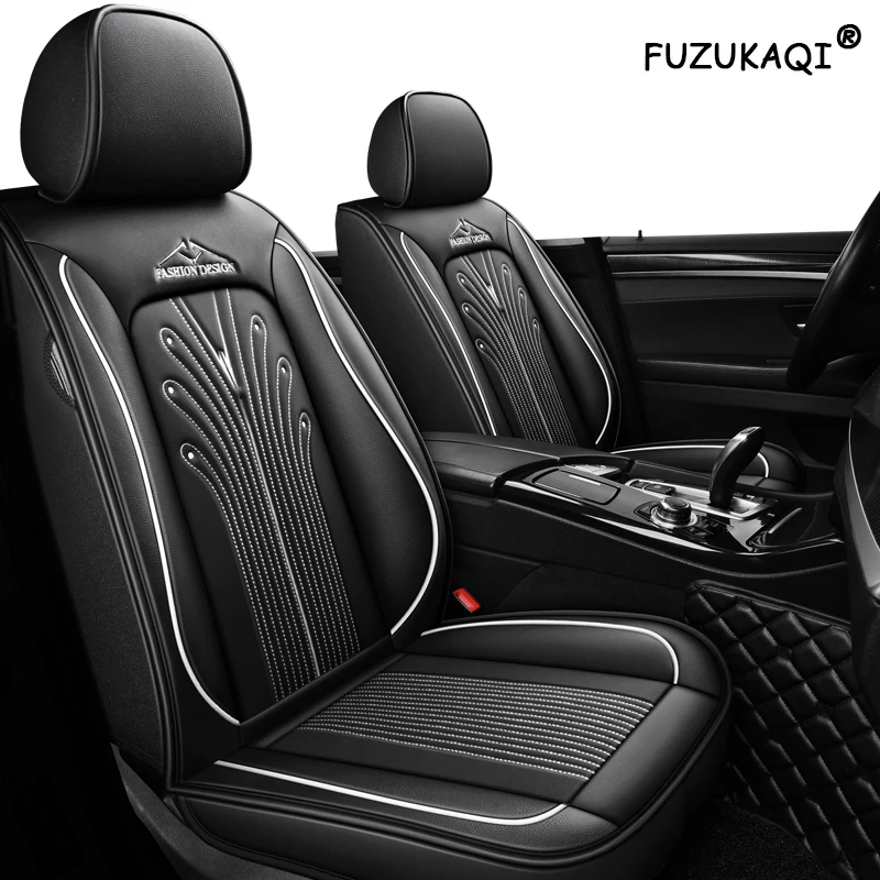 Чехол для автомобильного сиденья FUZHKAQI кожаный vw golf 4 5 6 Volkswagen polo sedan 6r 9n passat b5 b6 b7