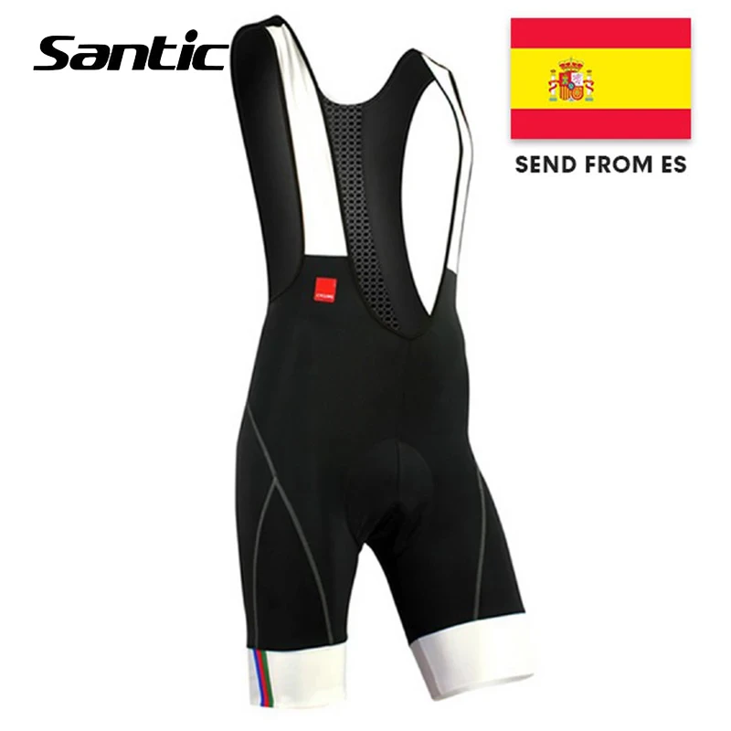 Santic C05031 New Men's Mtb Cycling Bib 
