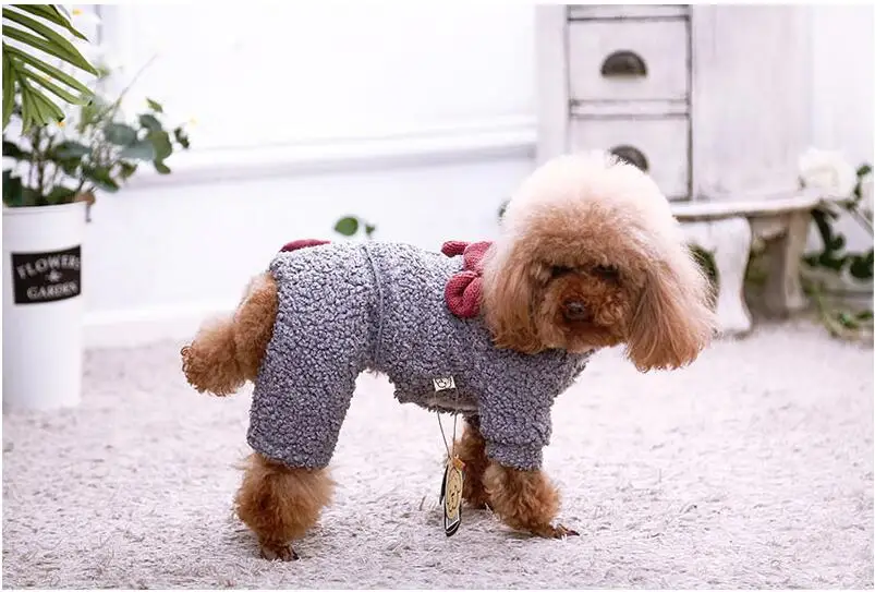 Pet Одежда с принтом в виде собак зимние теплые пальто для чихуахуа Куртки Кофты для щенков костюмы для собак для Мопсов, французских бульдогов Костюмы S-XXL