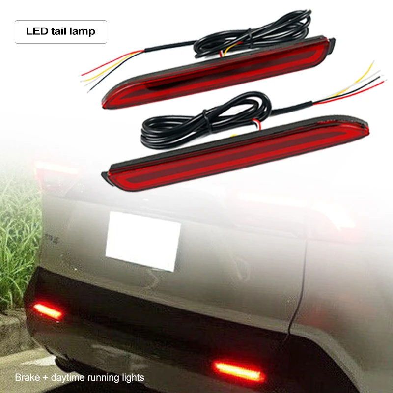 

2x LED Car Rear Brake Stop Light Trunk Lamp Parking Light Rear Bumper Reflector Fog Lamp For Toyota RAV4 Matrix Venza For Lexus