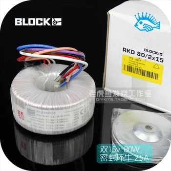 

Germany Block 2x15V 80VA new imported toroidal transformer