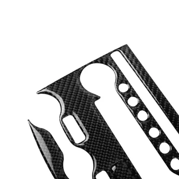 

Cover Sticker Trim Decor For Nissan 370Z 2009-20 Carbon Fiber AC CD Panel