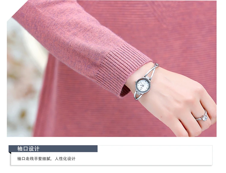 Fdfklak вязаный женский свитер кашемир среднего возраста мать платье осень зима пуловер размера плюс шерсть теплые длинные свитера