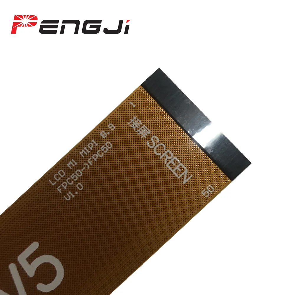 50PIN 8 Lane MIPI FPC Connected Cable for Anycubic Photon Mono X Screen For PJ089Y2V5  8.9 Inch 4K Monochrome LCD Screen