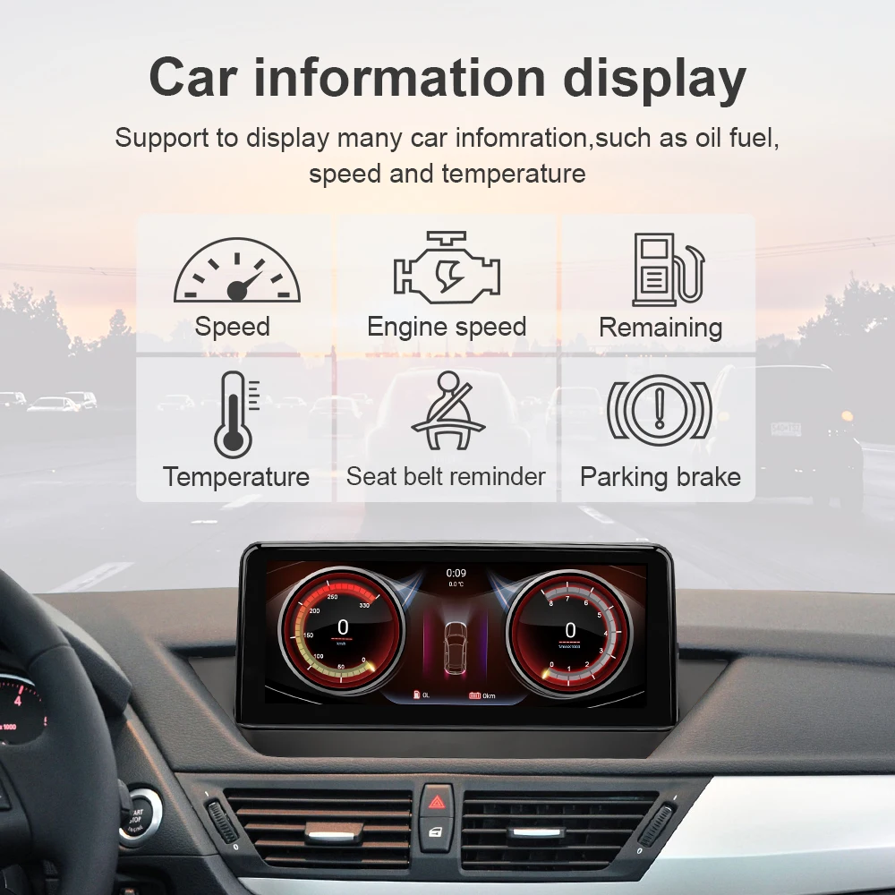 Android 10 0 Автомобильный мультимедийный плеер для BMW X1 E84 2009 2015 навигация Авторадио GPS