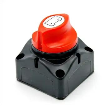 

Car SUV RV Marine Boat 12V Battery Isolator Disconnect Rotary Switch Cut On/Off