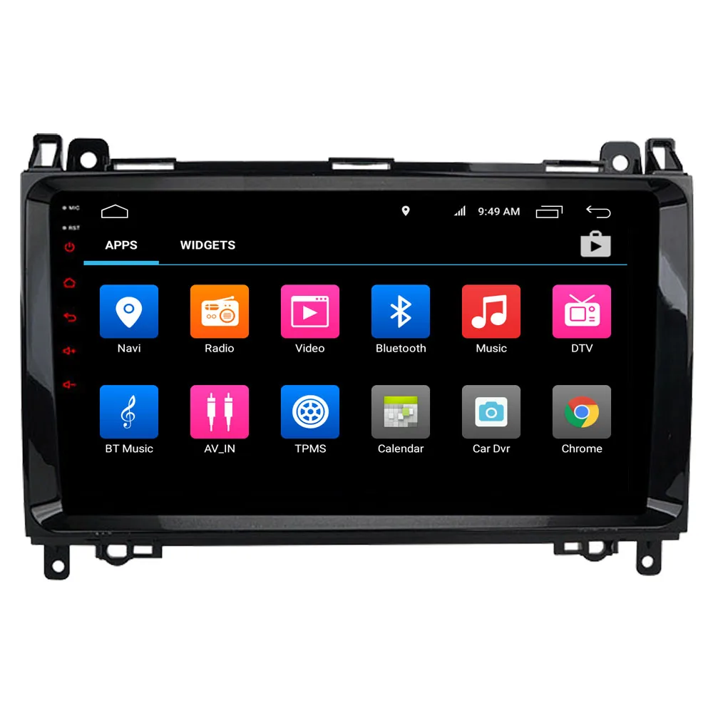 Excellent RoverOne For Mercedes A190 A200 W245 B55 B140 B160 Android 9.0 4G RAM 8 Core HD Screen Car Media Styling Accessories Spare Parts 4