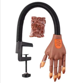 

Nail Art Joint Practice Artificial Hand Flexible Movable Model Artificial Hand With Support Nail Articulated Hand