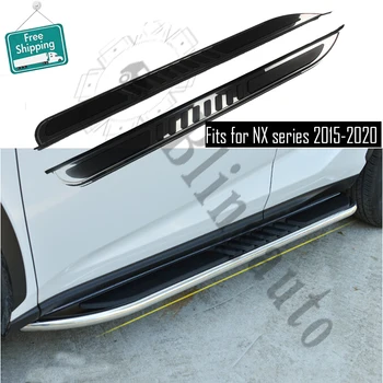 شراءيناسب ل L Exus NX200 2015-2020 2 قطعة اليسار اليمين تشغيل مجلس الجانب خطوات Nerf بار دواسة سيارة الجانب الدرج