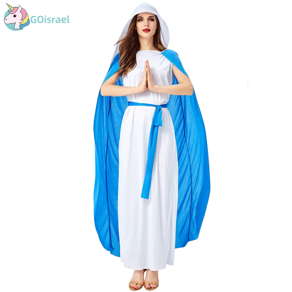 

Halloween Costume Jesus Easter Christ Missionary Praises Poetry Class Sisters Pastor Dress movie anime party