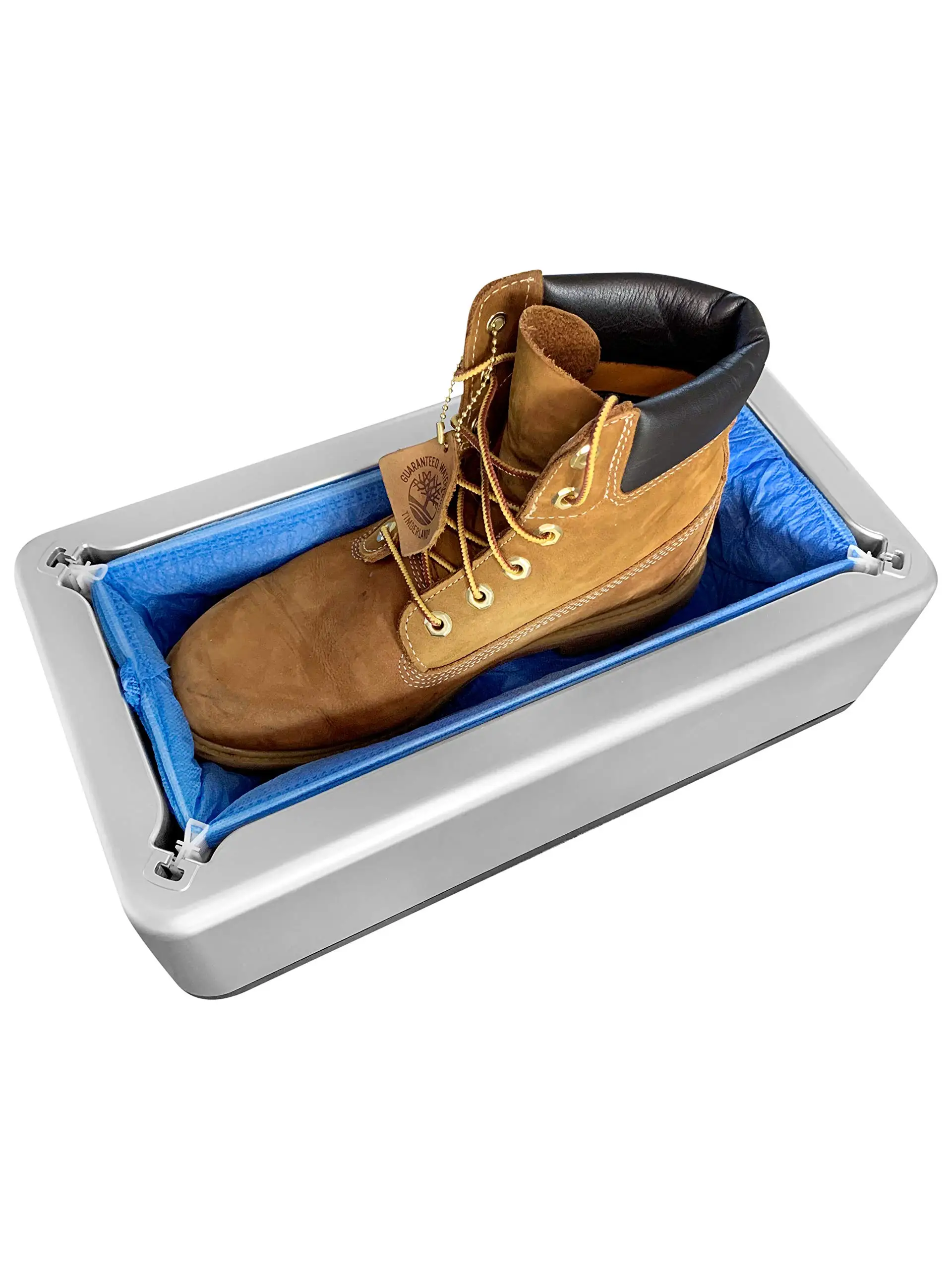 Automatic Disposable Shoe Cover Waterproof Overshoes Dispenser Portable Hand-Free Machine for Home, Office, Supermarket, Factory disposable shoe covers