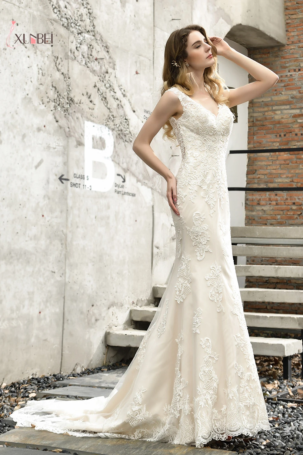 Vestidos De Novia Свадебные платья с кружевной аппликацией Длинные свадебные платья стильные свадебные платья