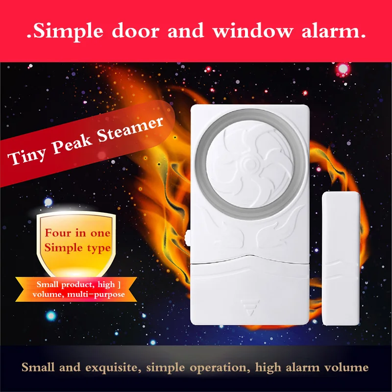 

Wireless Home Safety Alarm Standalone Magnetic Sensors Independent Wireless Home Door Window Entry Burglar Alarm Security Alarm