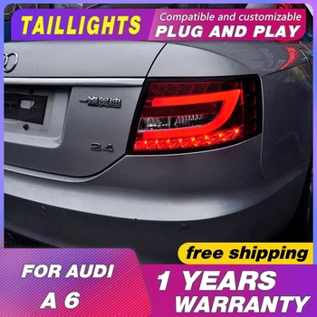 

Car Styling taillights For Audi a6 2004-2008 LED Tail Lamp LED Rear Lamp LED DRL+Brake+Park+Signal Stop Lamp parking light