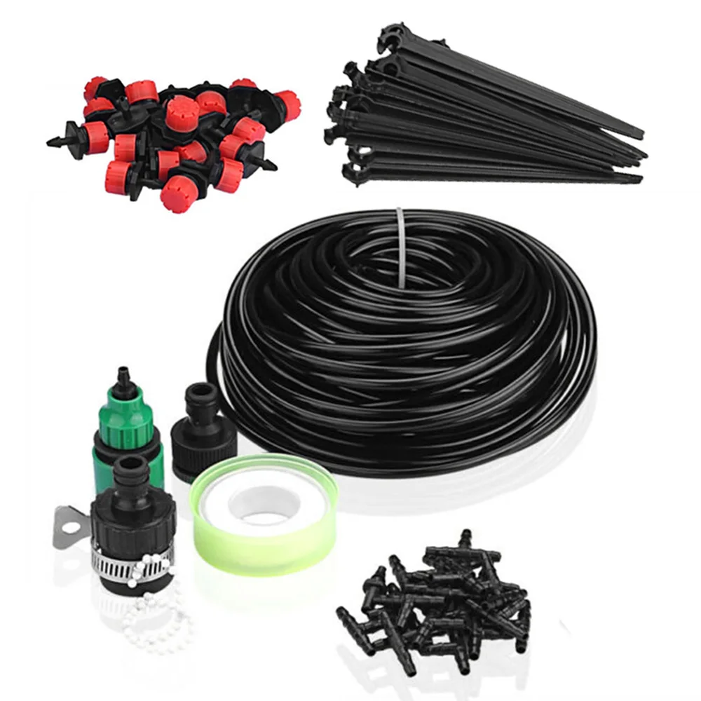 20 м 65 шт. автоматическая система капельного орошения DIY наборы садовых шлангов с