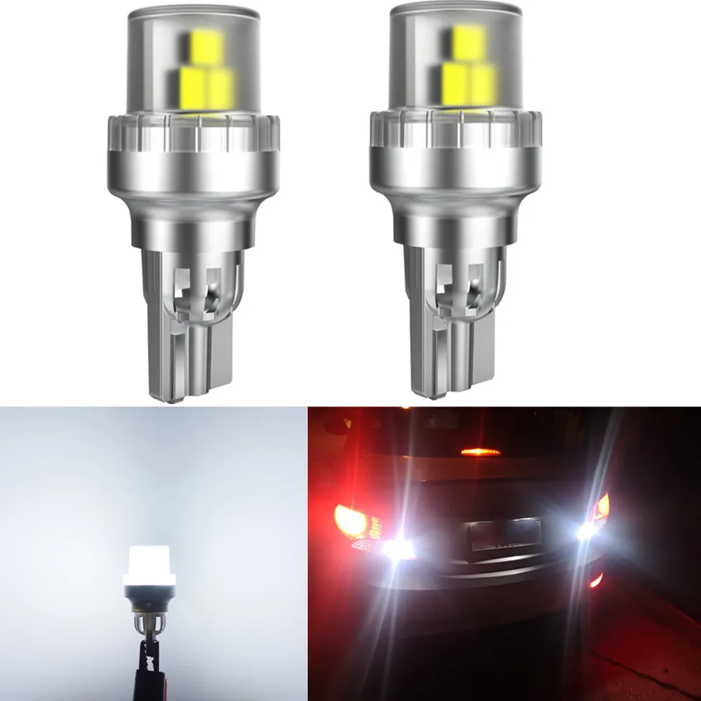 

2x 6000K White Canbus No Error 912 W16W T15 Car LED Bulbs Fits 2006 - 2016 2017 2018 Toyota RAV4 RAV 4 LED Backup Reverse Light