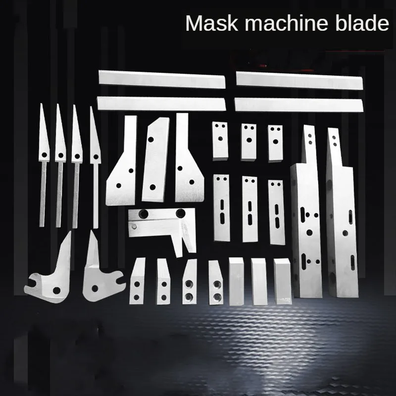 Coltello A Lama Lunga Muslimah Per Macchina Per Maschere N95 Pezzo A Forbice Destro Striscia Fissa 35X11X2.5Mm Pezzo Per Taglierina A Forbice Striscia