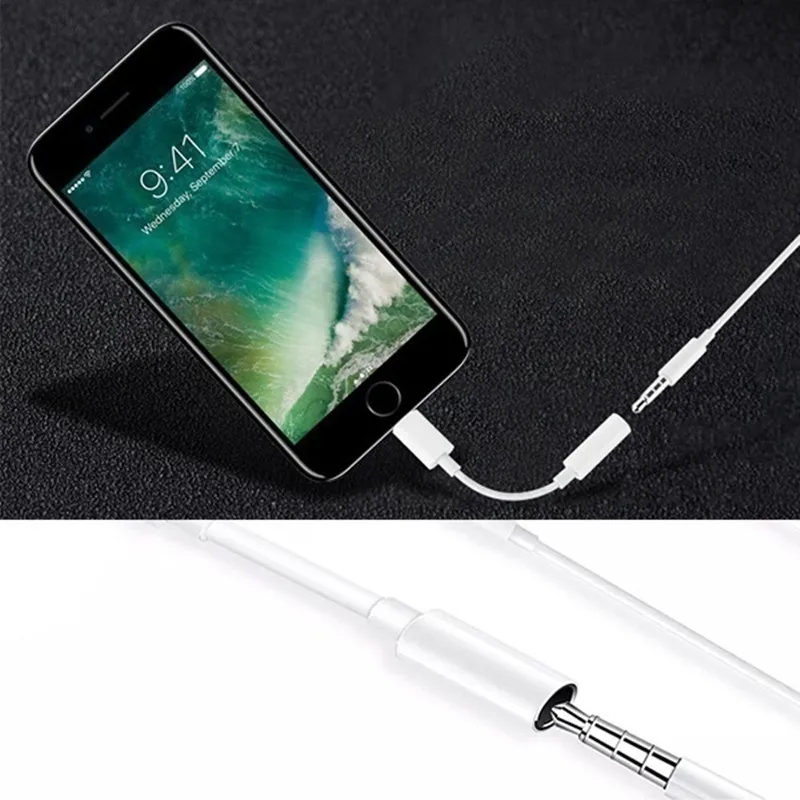 Переходник для наушников Lighting/3 5 мм iPhone 7 8 Plus 11 Pro Max XS XR SE 2020|Переходники и адаптеры|