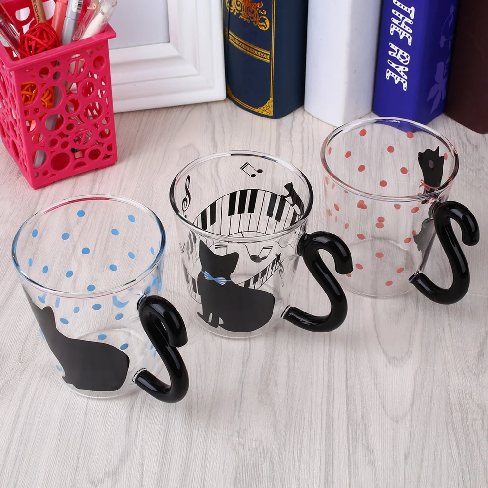 Creative Animal Cartoon Cat Designed Bottle Cups Kitchenware Barware Mug