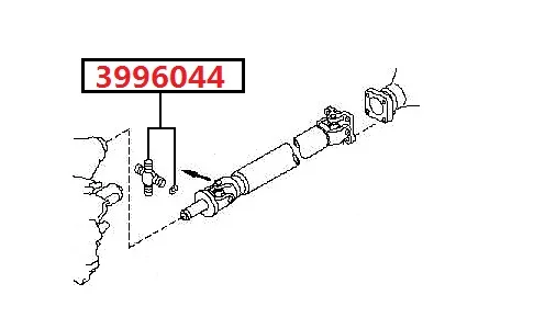 U-JOINT For DODGE DURANGO 1998-2003 FORD EXPLORER III 2002-2010 LAND ROVER DEFENDER 1987-2006