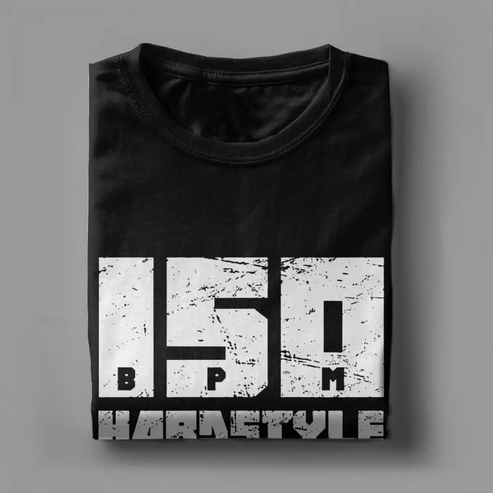 Мужская футболка Hardstyle электронная музыка EDM Rave хлопковая Футболка короткий