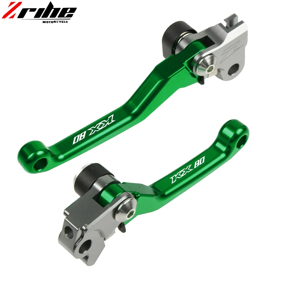 Мотокросс ручка рычаги для Kawasaki KX 80 KX80 2003-2010 2011 2012 2013 Dirt Bike тормозной рычаг сцепления