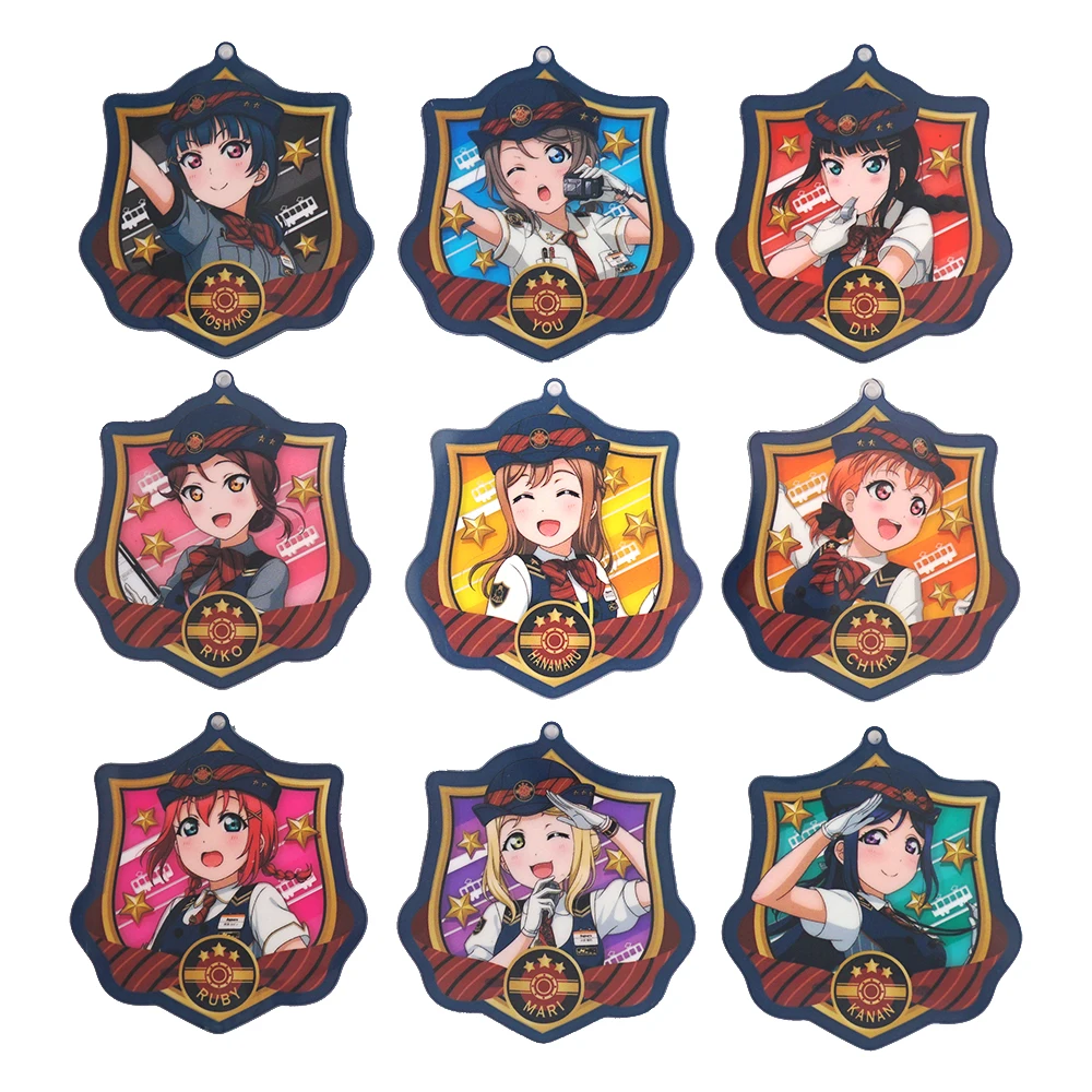 Любовь Live Lovelive Sunshine Aqours игра Yoshiko Hanamaru Chika Mari Ruby You Dia Riko Kanan акриловый