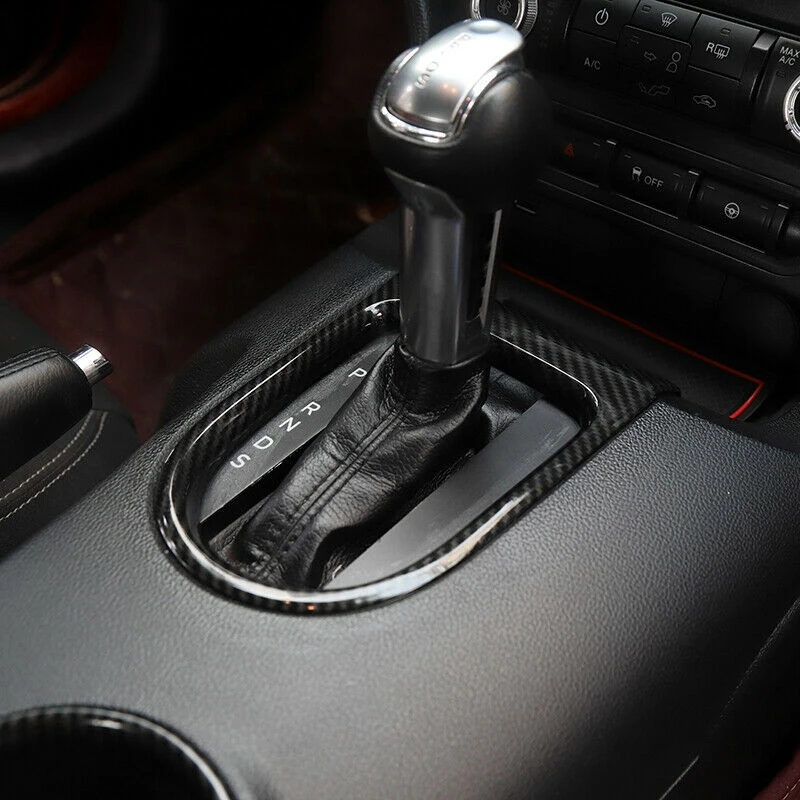 Подстаканник крышка подходит для Ford Mustang+ карбоновое волокно внутренняя отделка Молдинг
