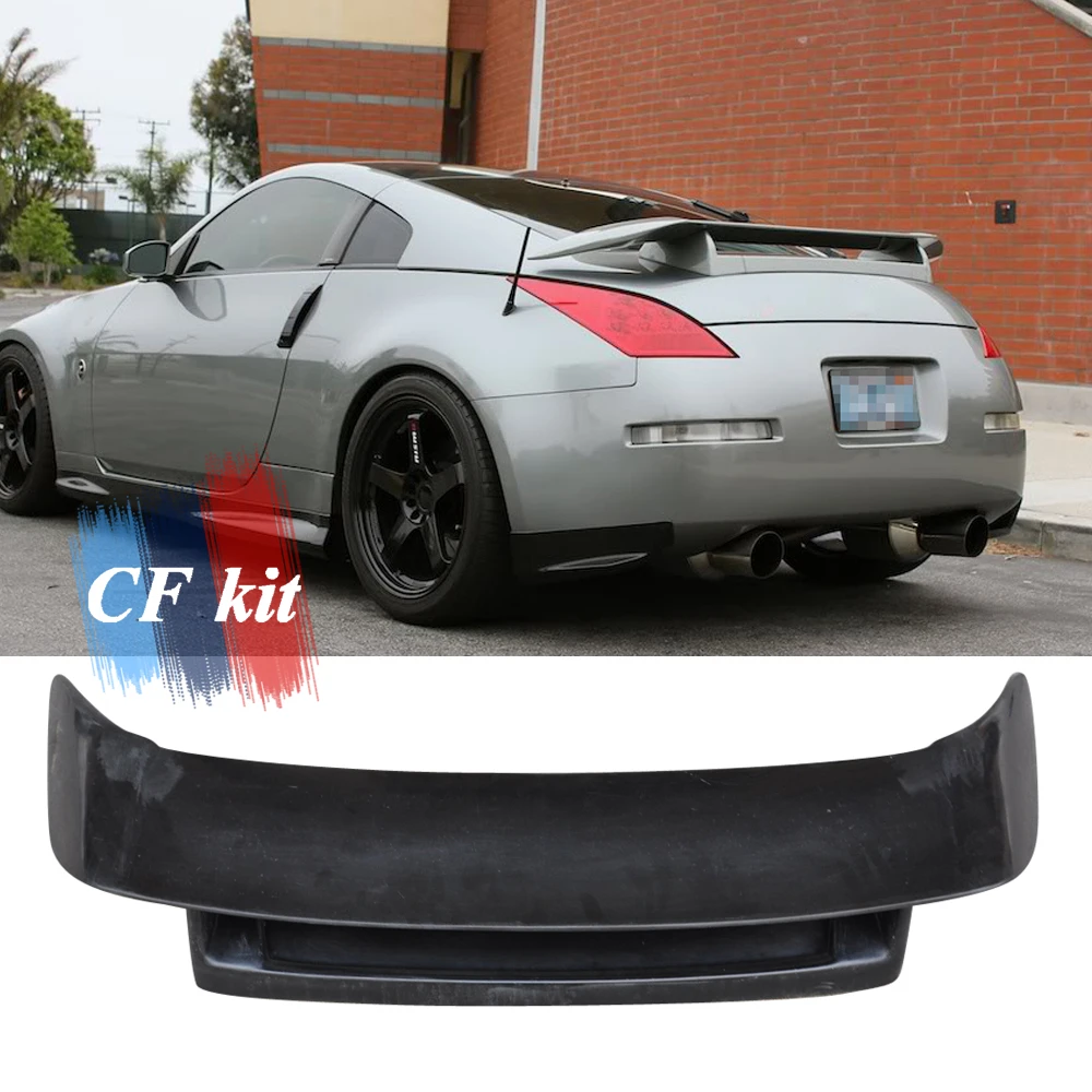 CF Kit FRP Rear Trunk Spoiler Wing For NISSAN Z33 350Z Spoilers 2003