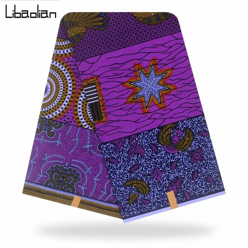 Голландский Настоящий Новое поступление Анкара Горячее предложение полиэстер воск Высокое качество Африканский хлопок голландский воск ткань для вечерние платья F11-27