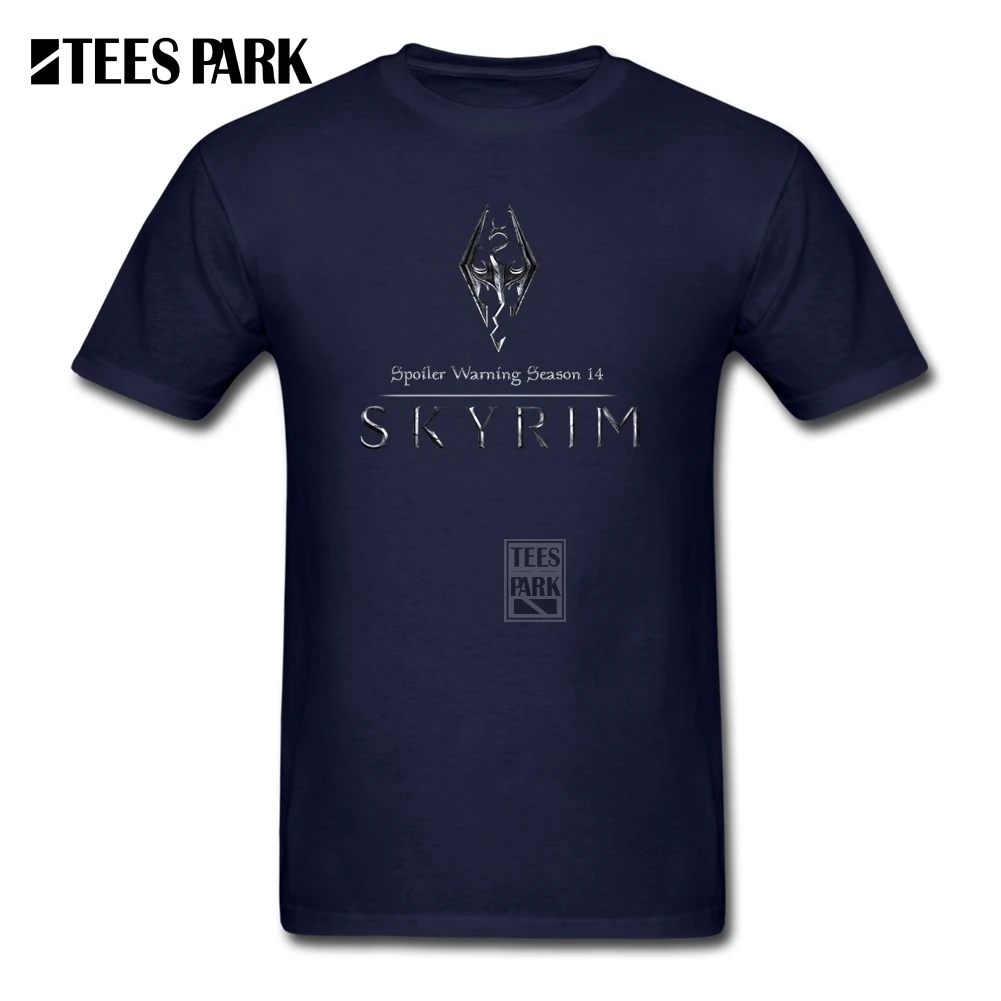 Мужская футболка Дракон Skyrim Symbol Футболка мужская Crewneck 3D Принт футболки с коротким рукавом Футболка с круглым вырезом мужские дизайнерские Топы Одежда - Цвет: Navy