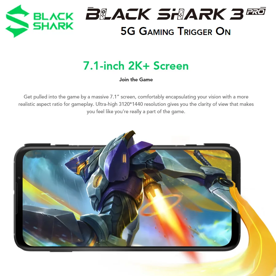 NEW Global Version Xiaomi Black Shark 3 Pro 5G Game Phone 7.1 NEW Global Version Xiaomi Black Shark 3 Pro 5G Game Phone 7.1