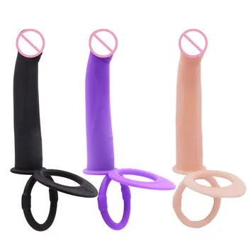 Strapon Double Penetration Strap On Penis Dildo Anal Plug Adult Erotic Sex Toys For Women Men Couples Vibrator Massager SexShop 6