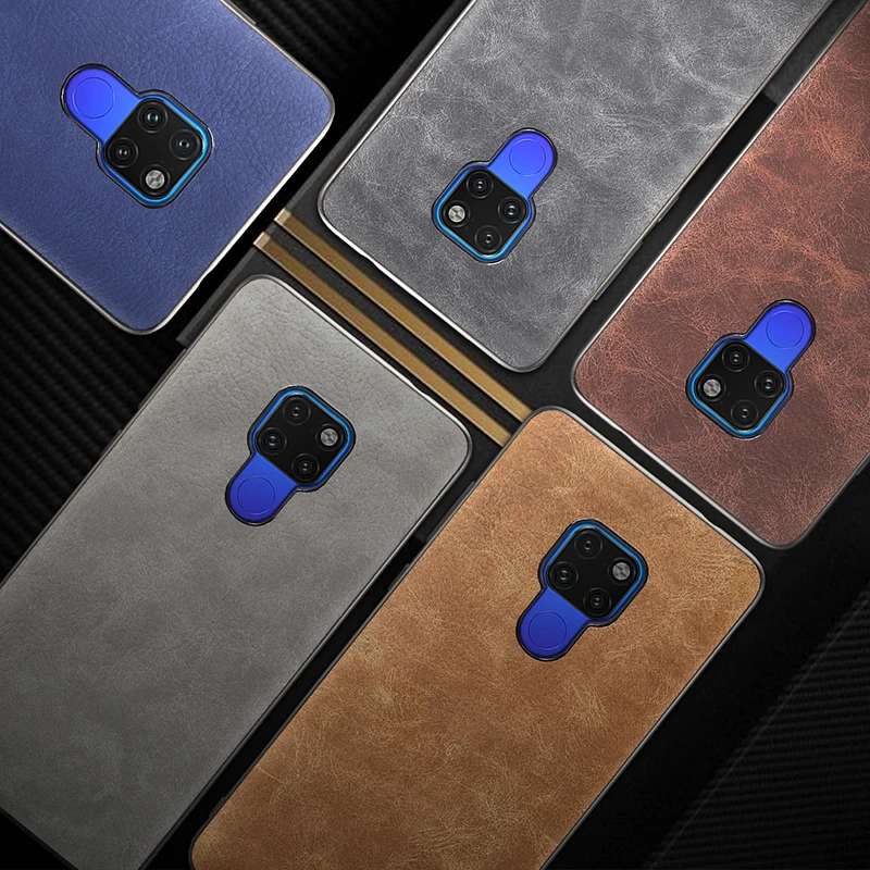 Роскошный Ультратонкий чехол для телефона из искусственной кожи для huawei mate 10 20 30 Pro P30 Lite P30 Pro Мягкий защитный чехол