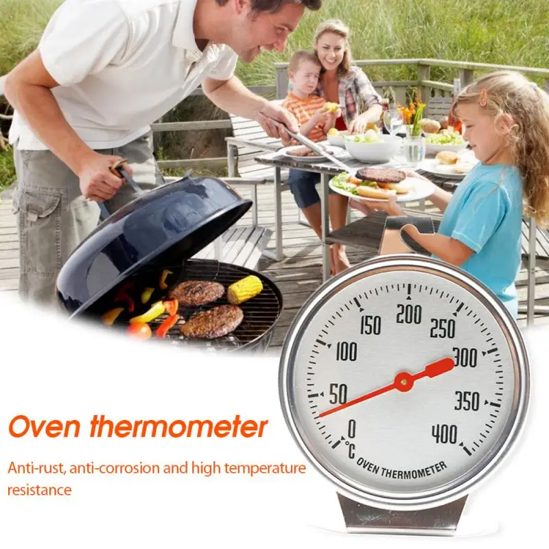 0-400℃ Special Oven Thermometer Stainless Steel Food Cooking Tool Meat Temperature Measuring Device New Baking | Инструменты