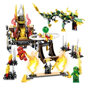 

2020 New movie Ninja Dragon Altar Building Blocks Compatible with ninjagoes Classic Figures sets Bricks Toys for Children gift