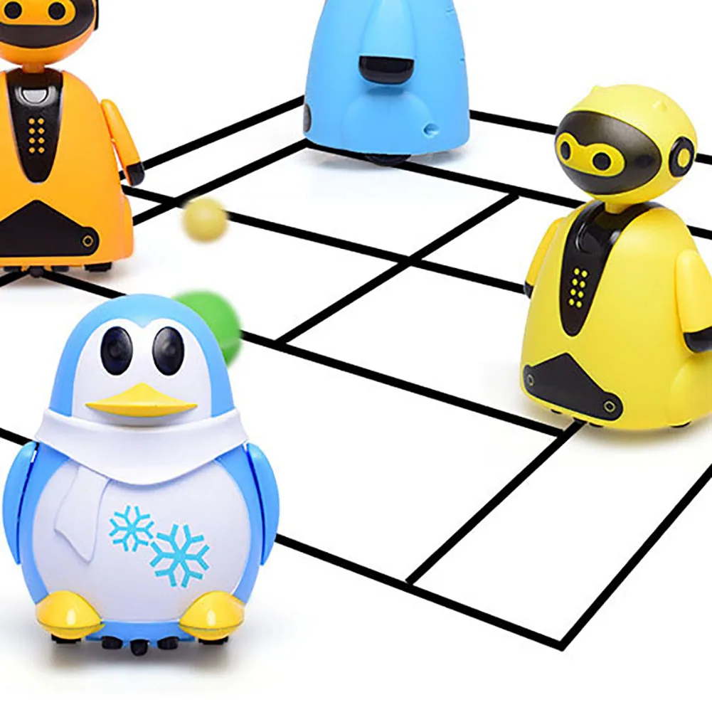 Smart Follow Any Drawn Line Magic Pen Toy Inductive Robot Model Children Kids Gift Car Black Track Map Selfie Run Electric Toy