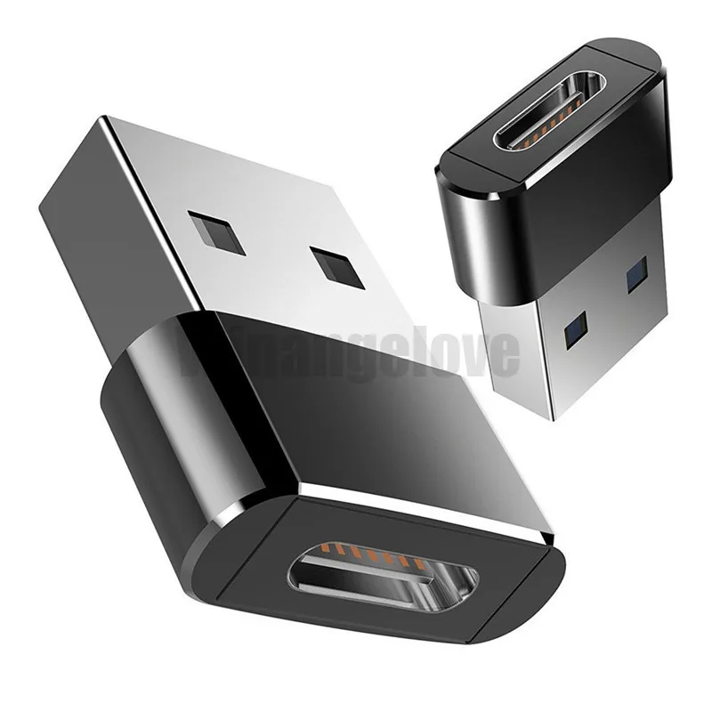 1000 шт./лот адаптер типа c с штекером типа c OTG адаптер USB C конвертер для Xiaomi Nexus 5x6 p Oneplus usb type-C адаптер