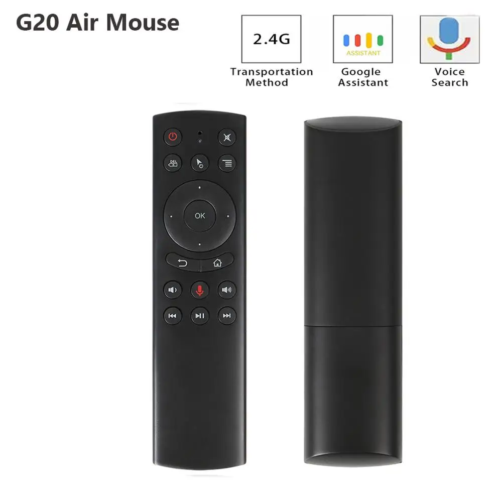 

G20 Voice Control 2.4G Wireless G20S Fly Air Mouse Gyro Keyboard Motion Sensing Mini Remote Control For Android TV PK G30