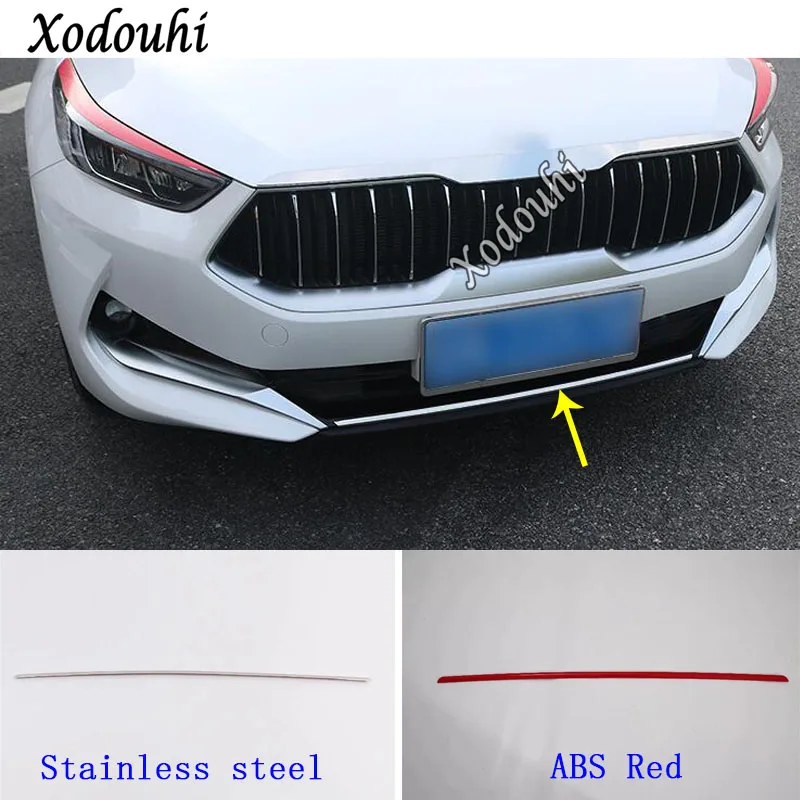 Для Kia K3 Forte Cerato 2019 2020 Автомобильная крышка бампера двигателя ABS хром/нержавеющая
