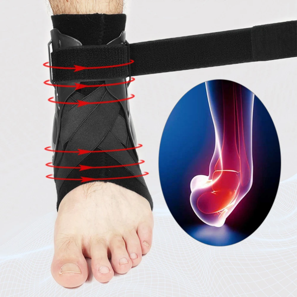 

Elastic Ankle Brace Guard Compression Pain Bandage Running Foot Stabilizer Ankle Brace Injury Magic Sticker Sport Protective