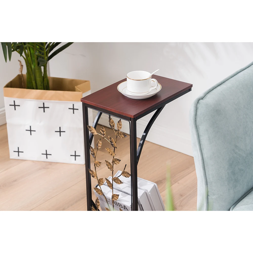 

Multifunction Iron Side Coffee Table Simple Type Home Bar Decor DTT88