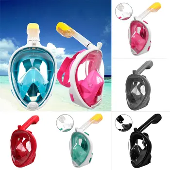 

2020 Safety Full Face Diving Masks Underwater Anti Fog Full Face Snorkeling Mask Swimming Snorkel Diving Equipment