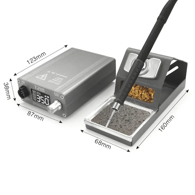 OSS T210 soldering station Lead-free 2S Rapid Heating Soldering Iron Kit 75W Power Heating System With C210 soldering iron tip 6