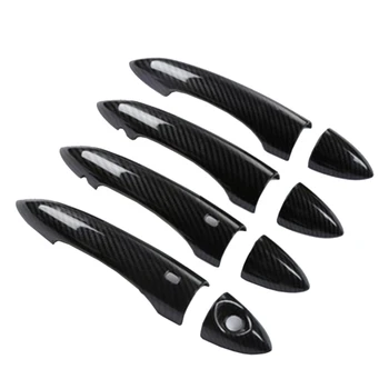 

Fit for Alfa Romeo Stelvio 2017-2018 Carbon Fiber Outer Door Handle Cover Trim